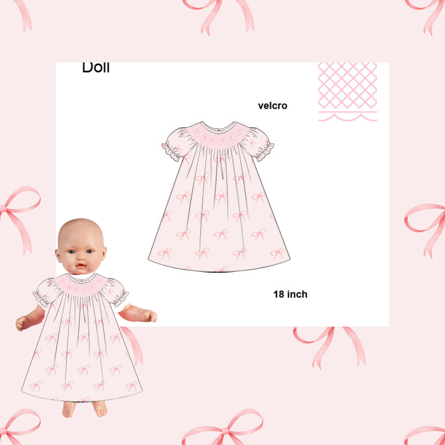 DOLLY Bernice's Bows Dress