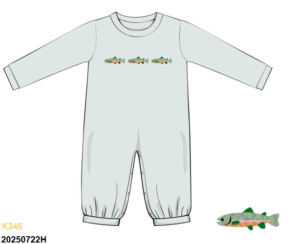 Goin' Fishing Romper
