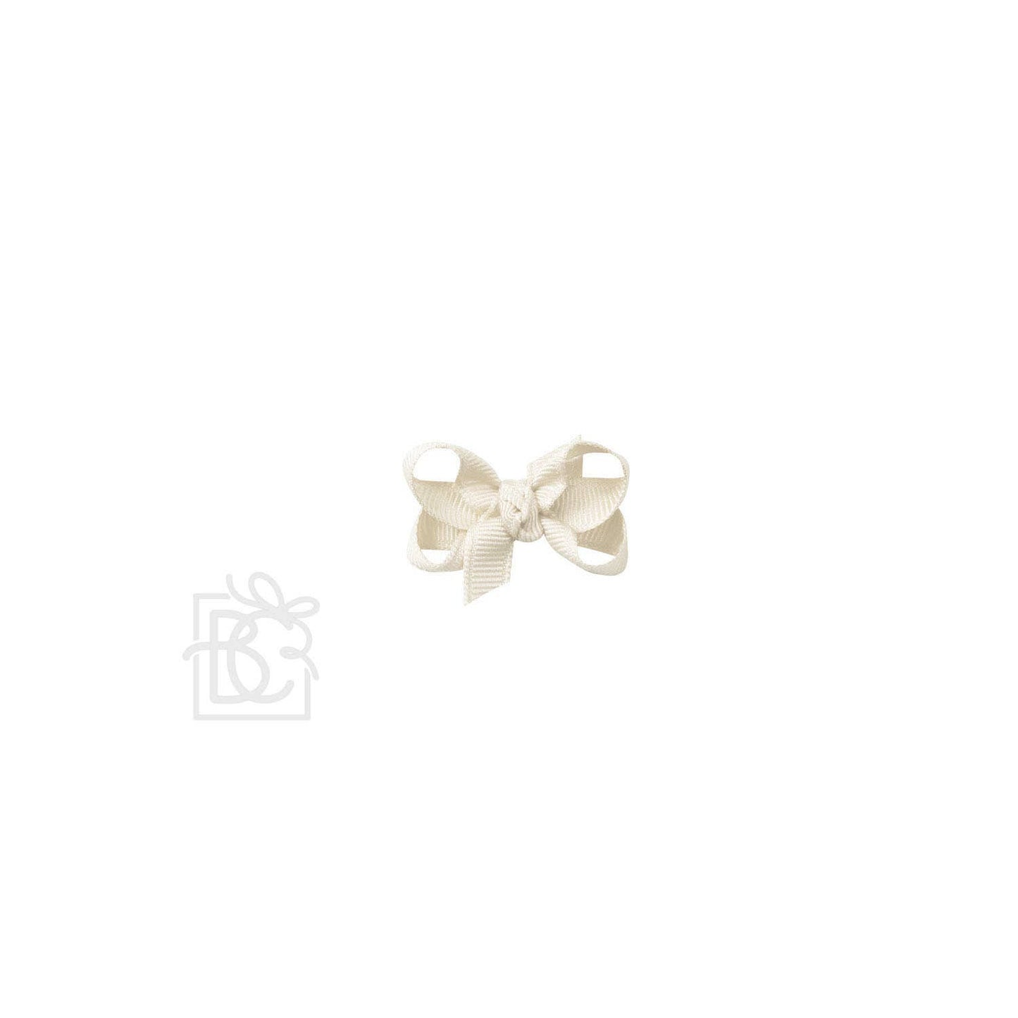 SIGNATURE GROSGRAIN BOW ON CLIP: 4.5" Large - 1.5" Ribbon on Alligator Clip / ANT. MAUVE