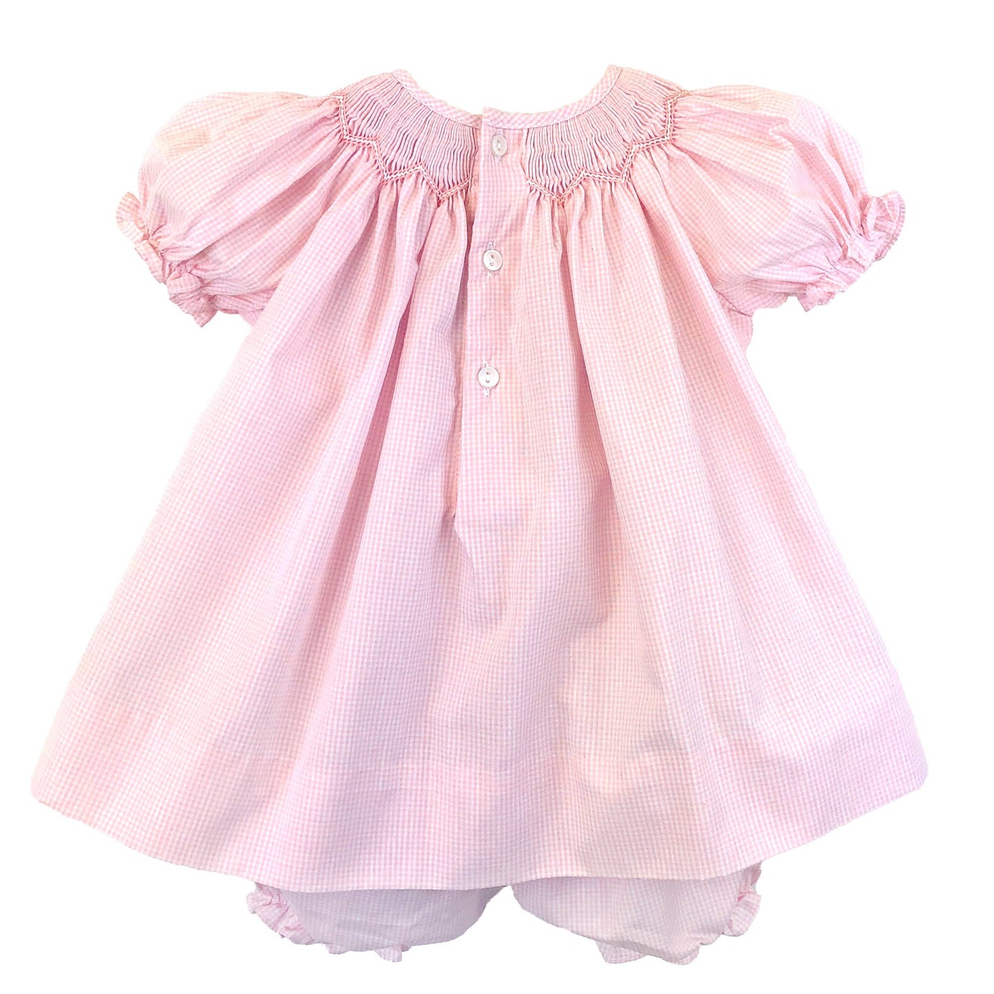 Bishop Zig-Zag Smocked Dress: 12 Month