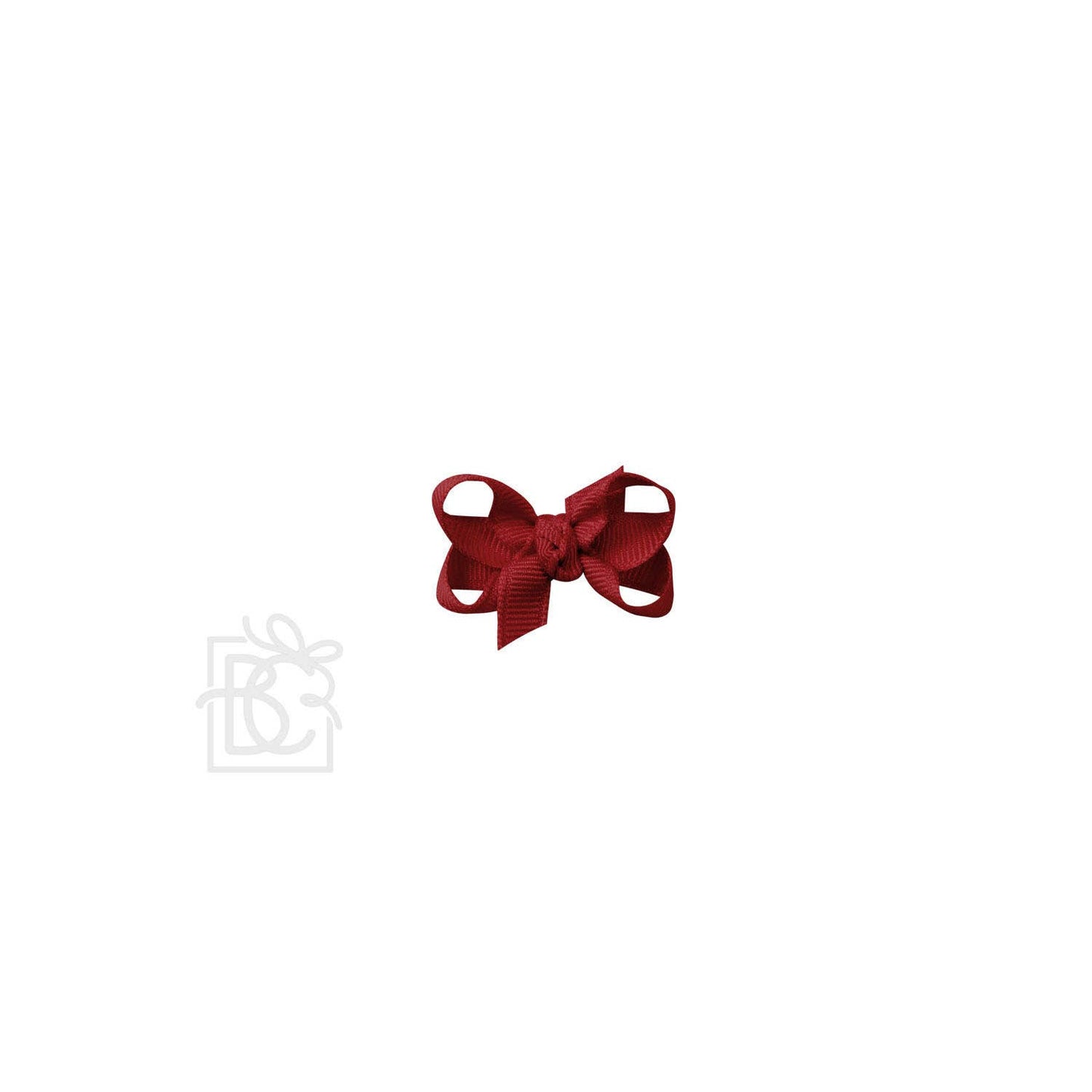 SIGNATURE GROSGRAIN BOW ON CLIP: 6.5" Jumbo - 2.25" Ribbon on Lg. Alligator Clip / FOREST GREEN
