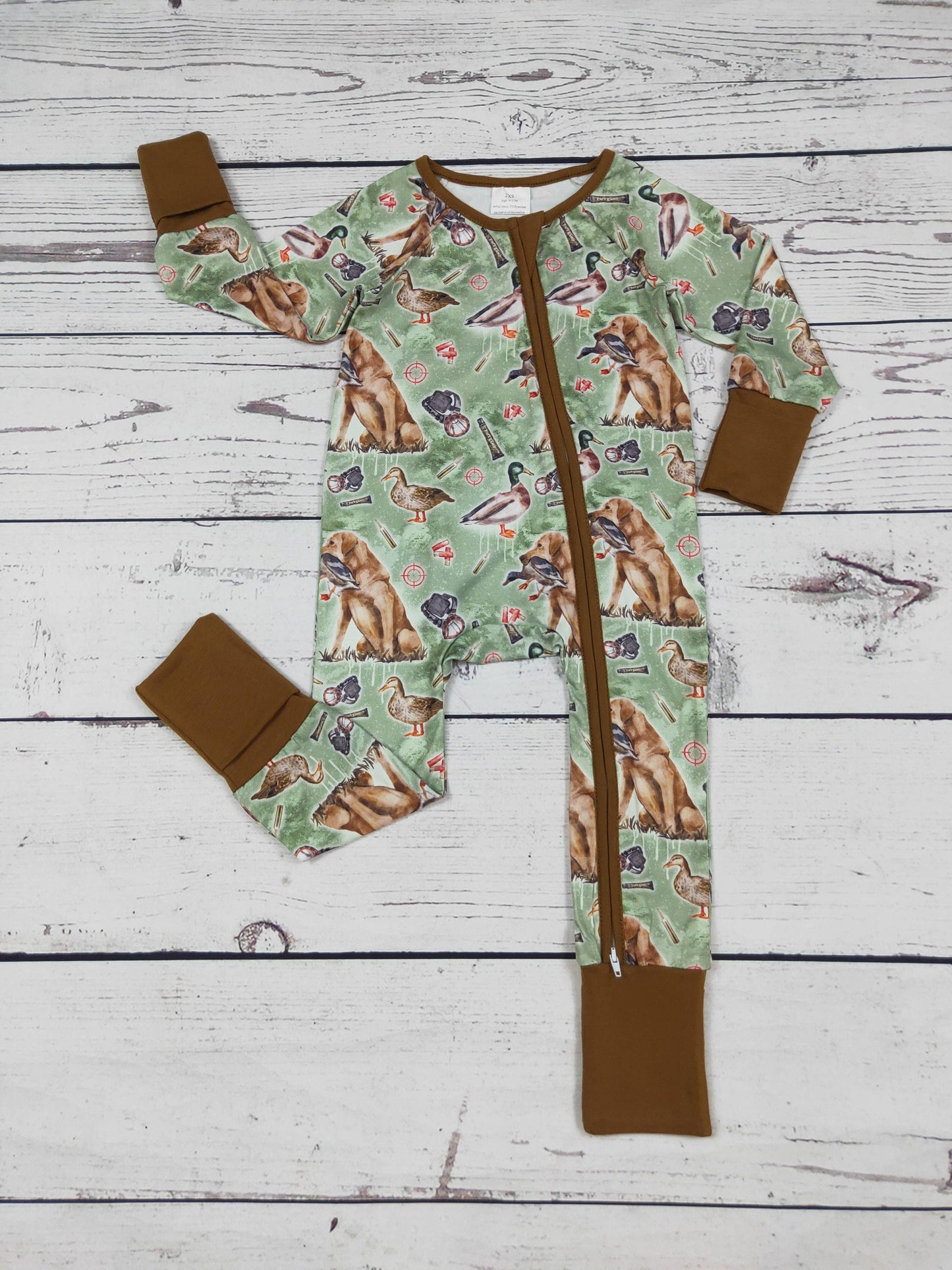 Baby Boy Hunting Zipper Sleeper: 3-6M