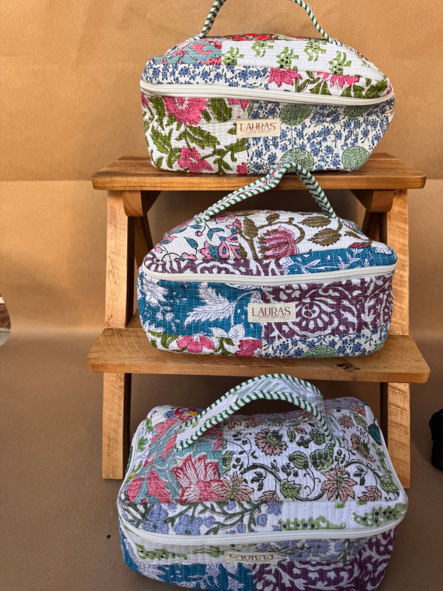 Posie Patch Cosmetic Tote