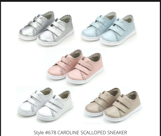Caroline Scalloped Sneakers (5 colors)