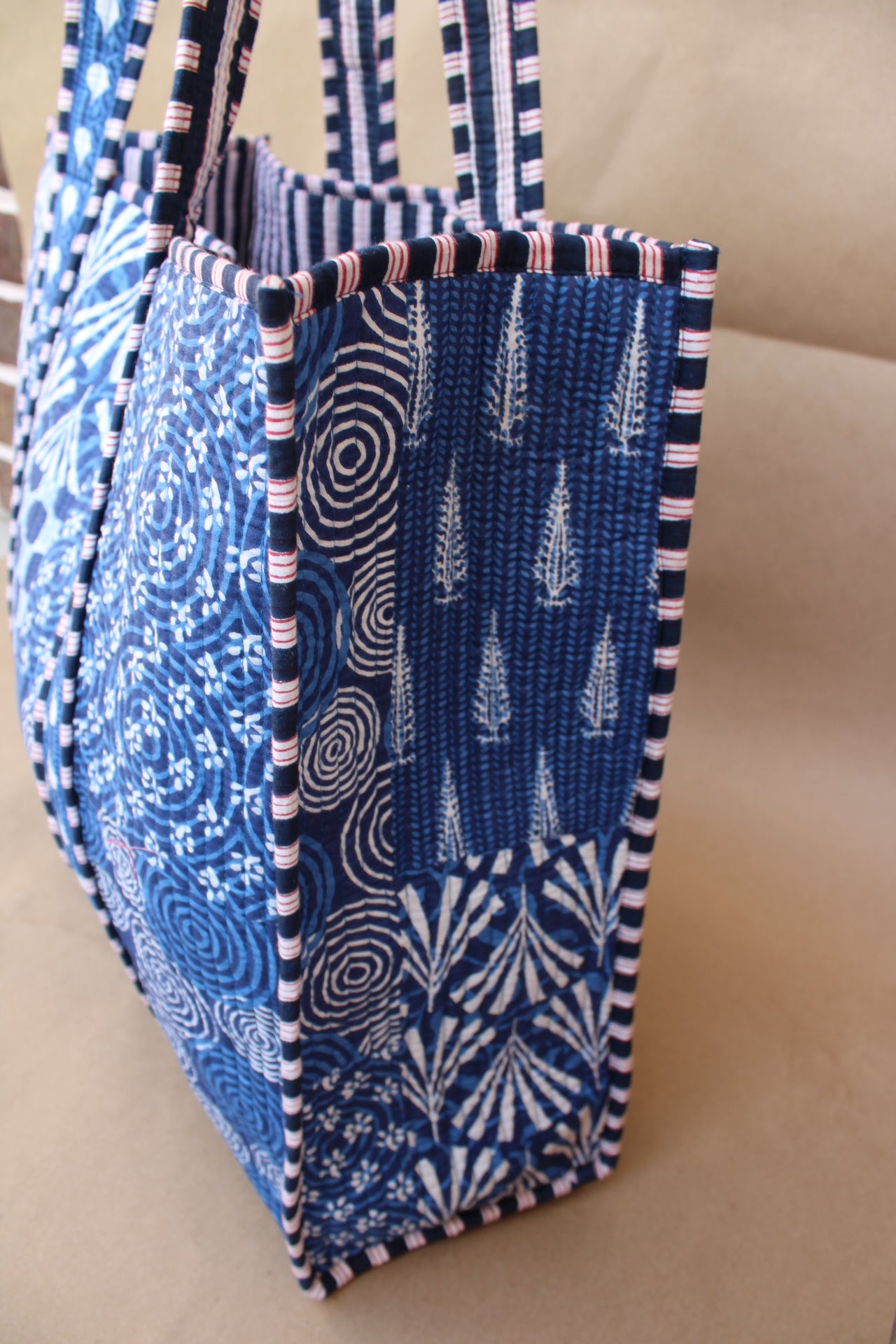 Oceanic Patchwork Tote