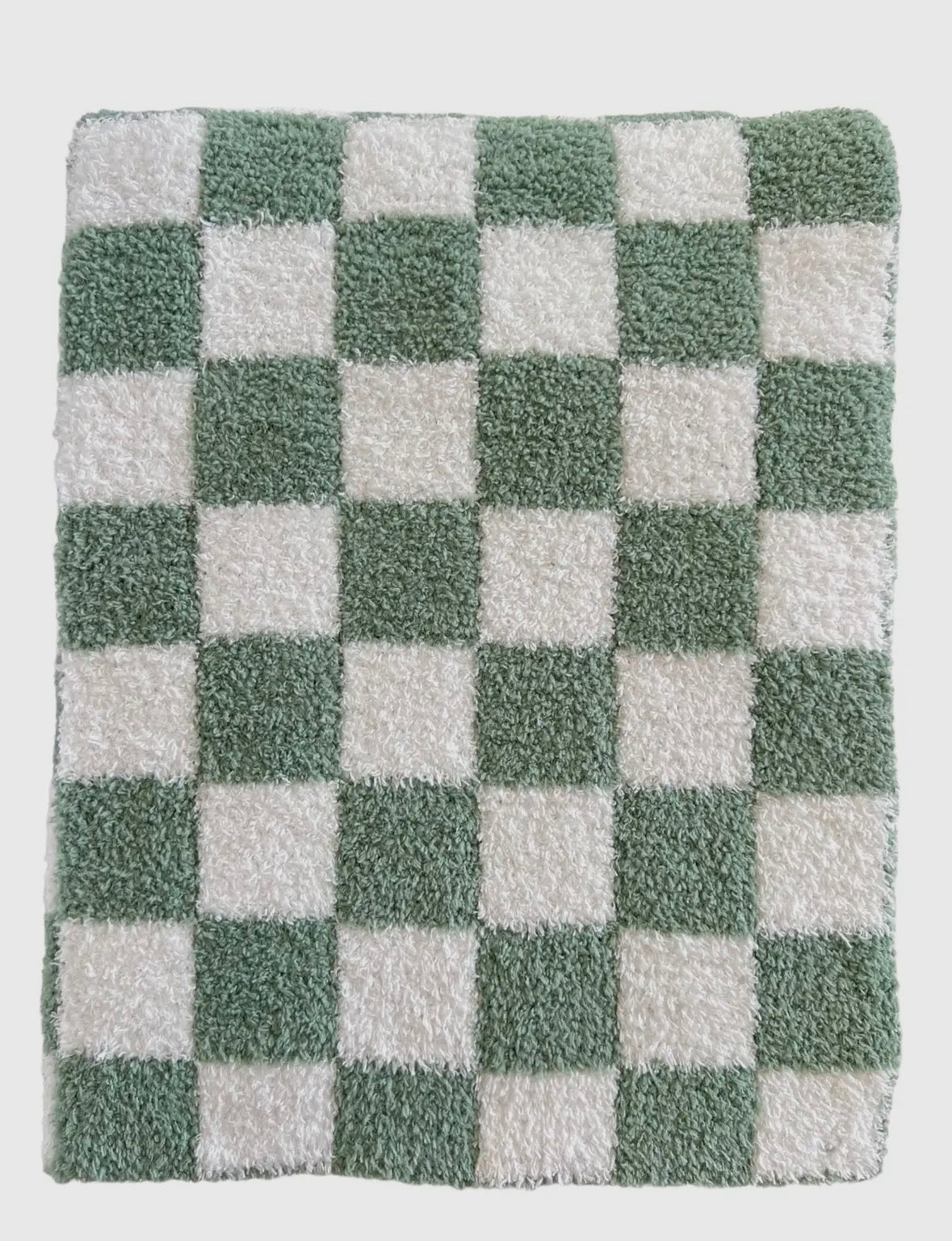 15” x 20” Baby Sage Puff Blanket