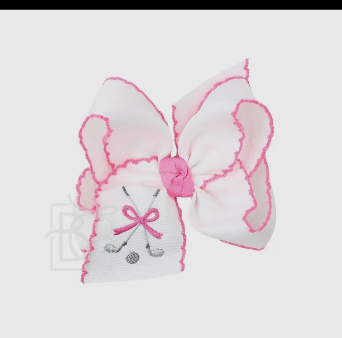 Tee it Up Embroidered Bow