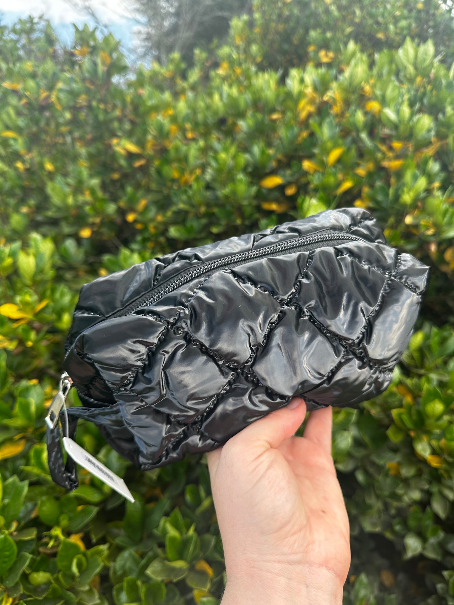 Quilted Puffy Cosmetic Bag
