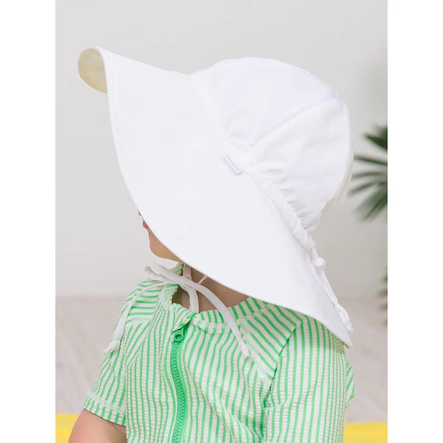 Kids White Sun Hat