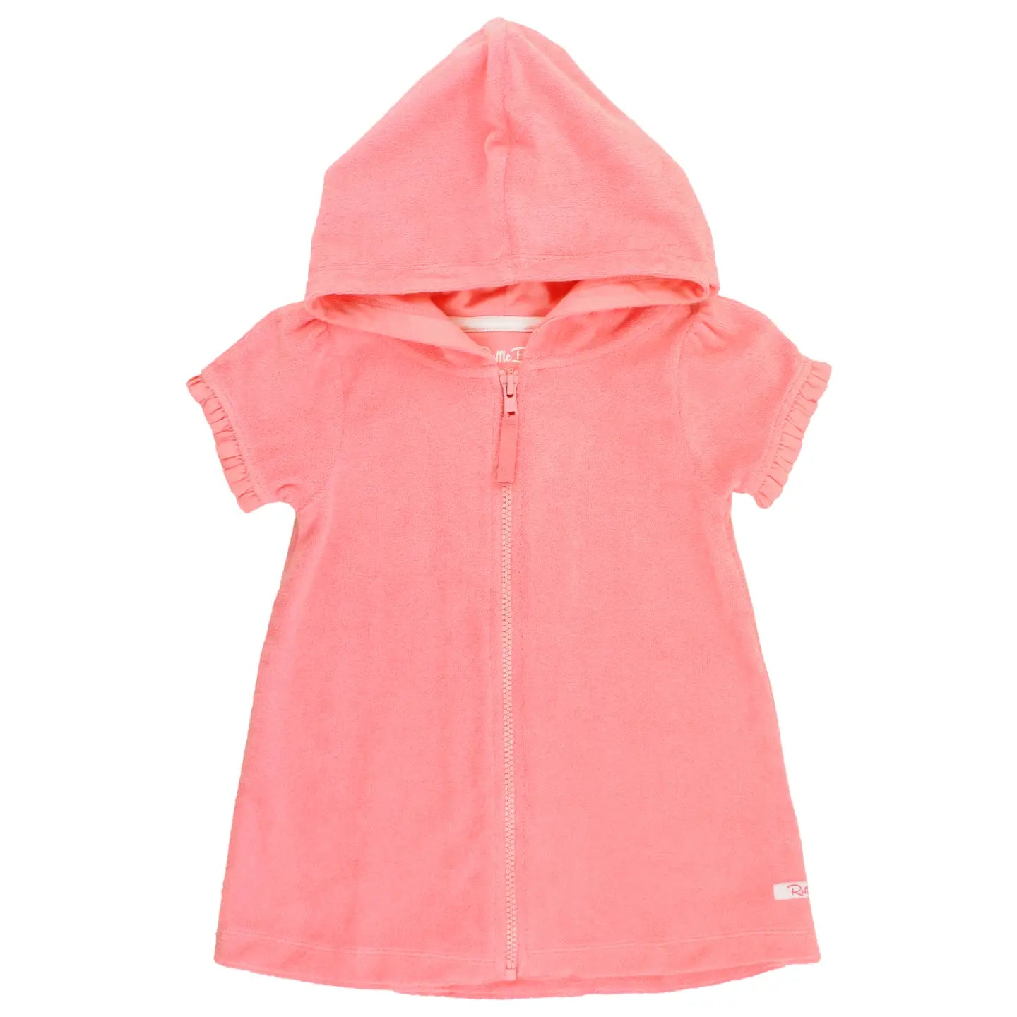 Girls Pink Terry Cloth Cover Up