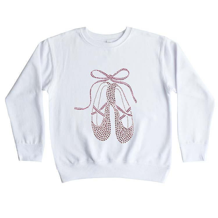 Pink Studded Ballet Sweatshirt: Pink / 2