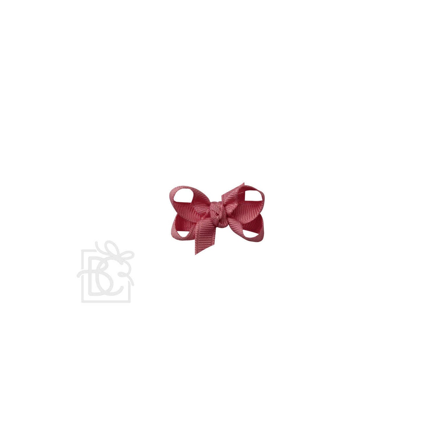 SIGNATURE GROSGRAIN BOW ON CLIP: 4.5" Large - 1.5" Ribbon on Alligator Clip / NEW RUST