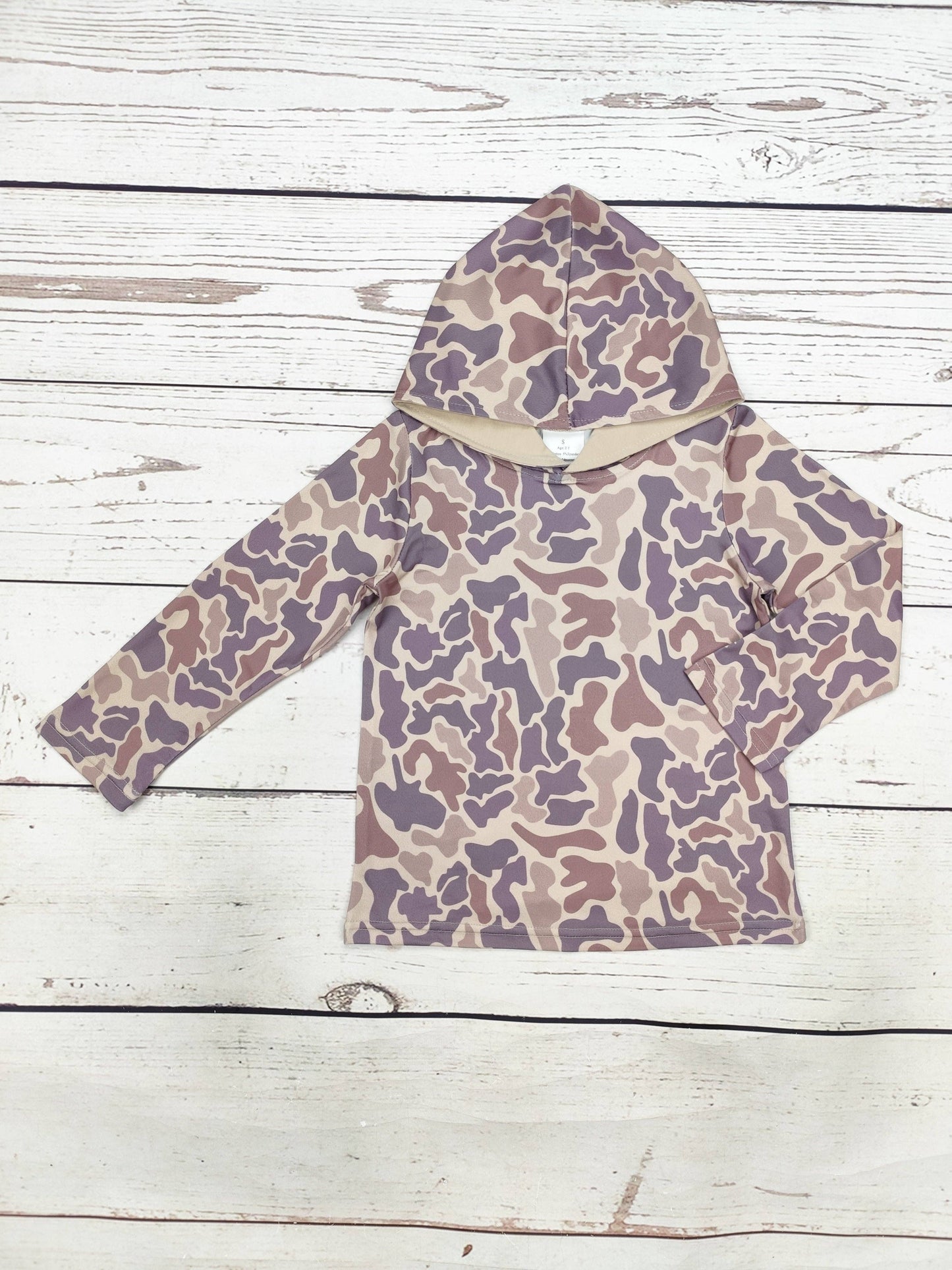 Baby Boys Camouflage Hoodie: 6-12M