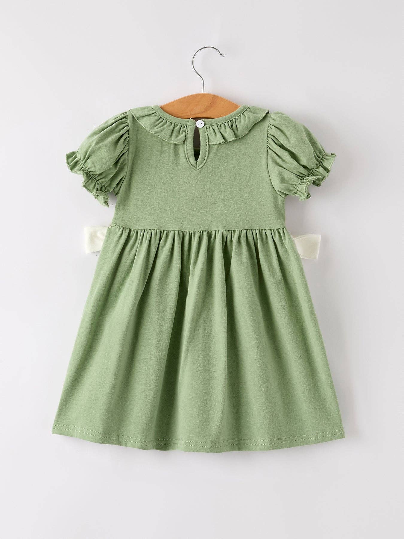 Fall Thanksgiving Embroidered Dress