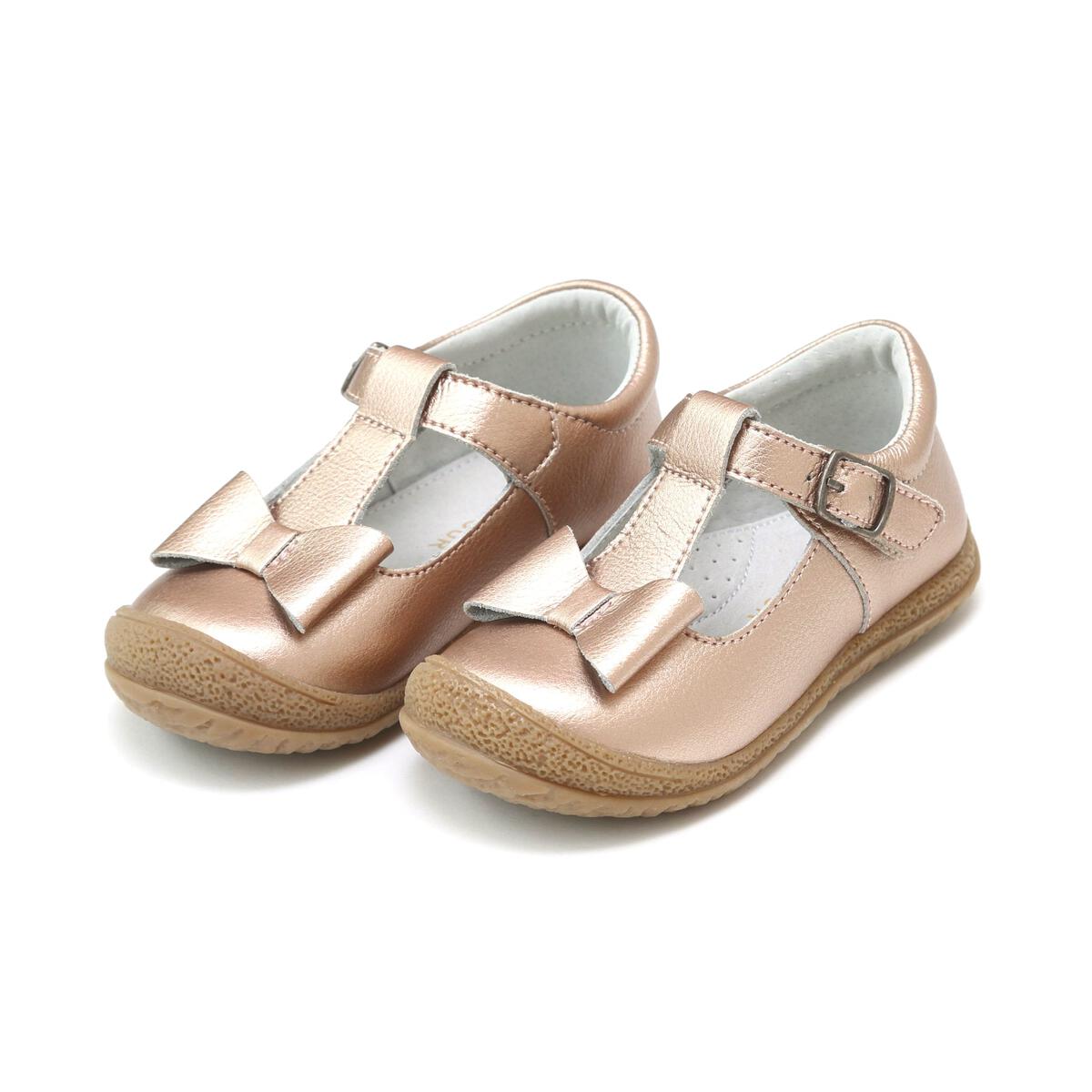 Rosegold Emma Shimmer Tstrap Mary Jane