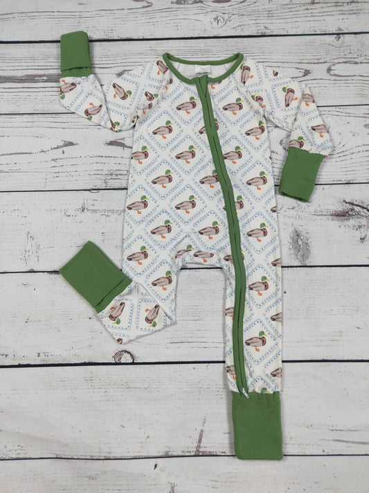 Baby Boy Duck Hunting Zipper Sleeper: 3-6M