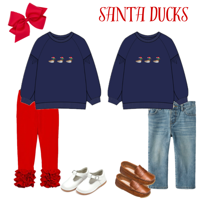 Santa Ducks Sweatshirt