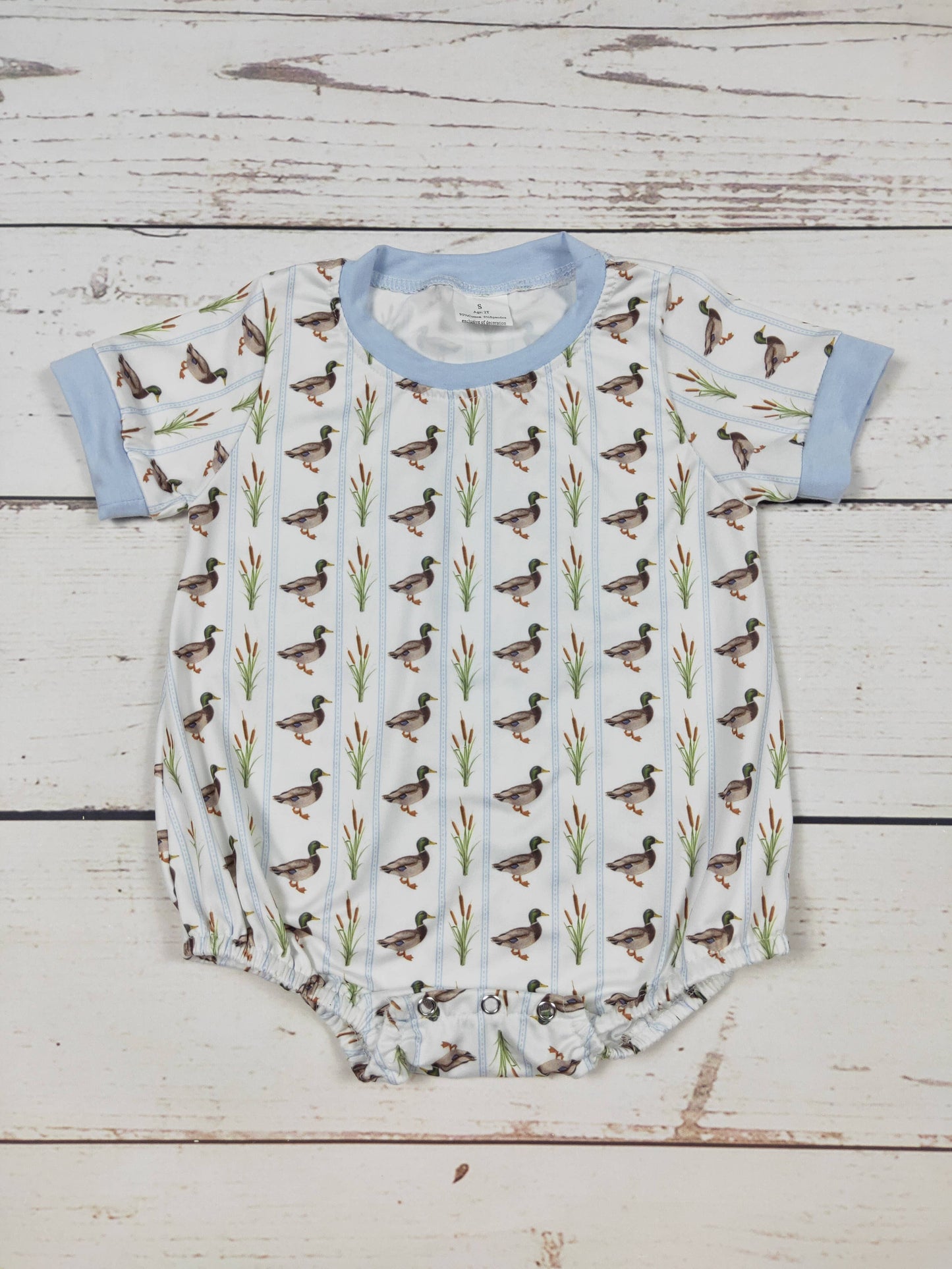 Baby Kids Duck Print Bubble: 6-12M