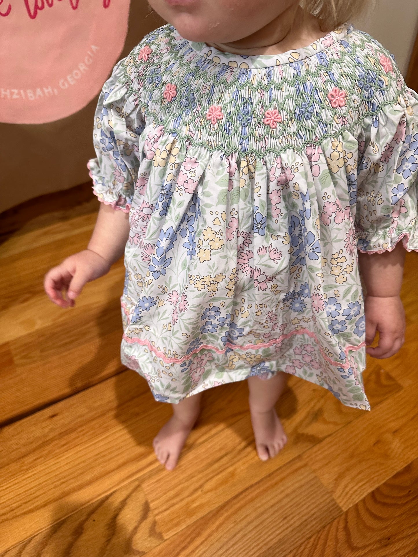 Pastel Floral Diaper Set