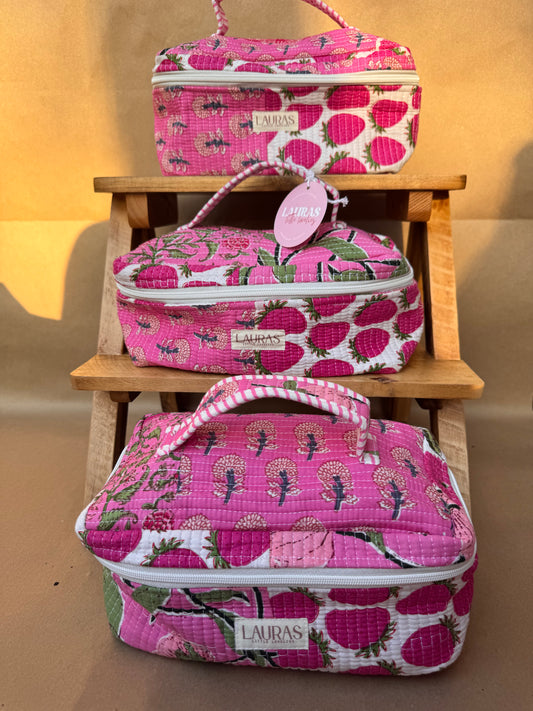 Blush & Bashful Cosmetic Tote