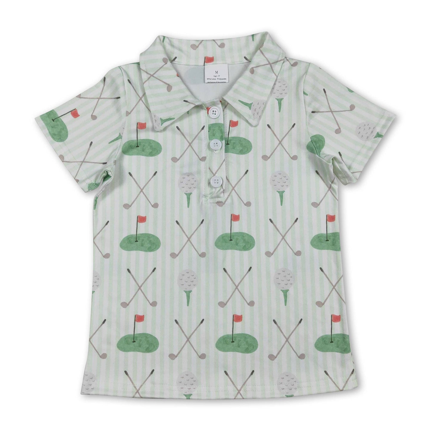 Short sleeves golf kids boys polo shirt: Jacket golf / 4T