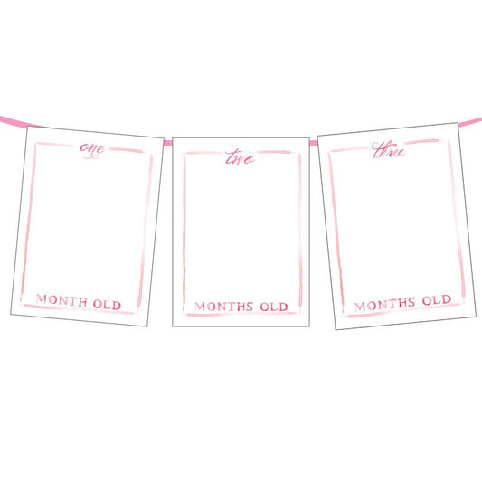 Add-A-Picture Monthly Banner: Pink