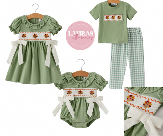 Sage Turkey Dress