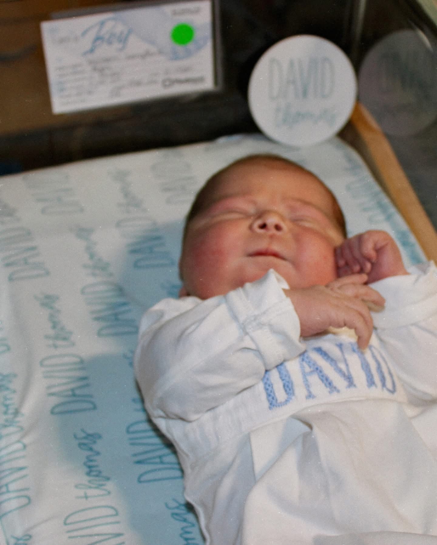 White & Blue Boys Gown