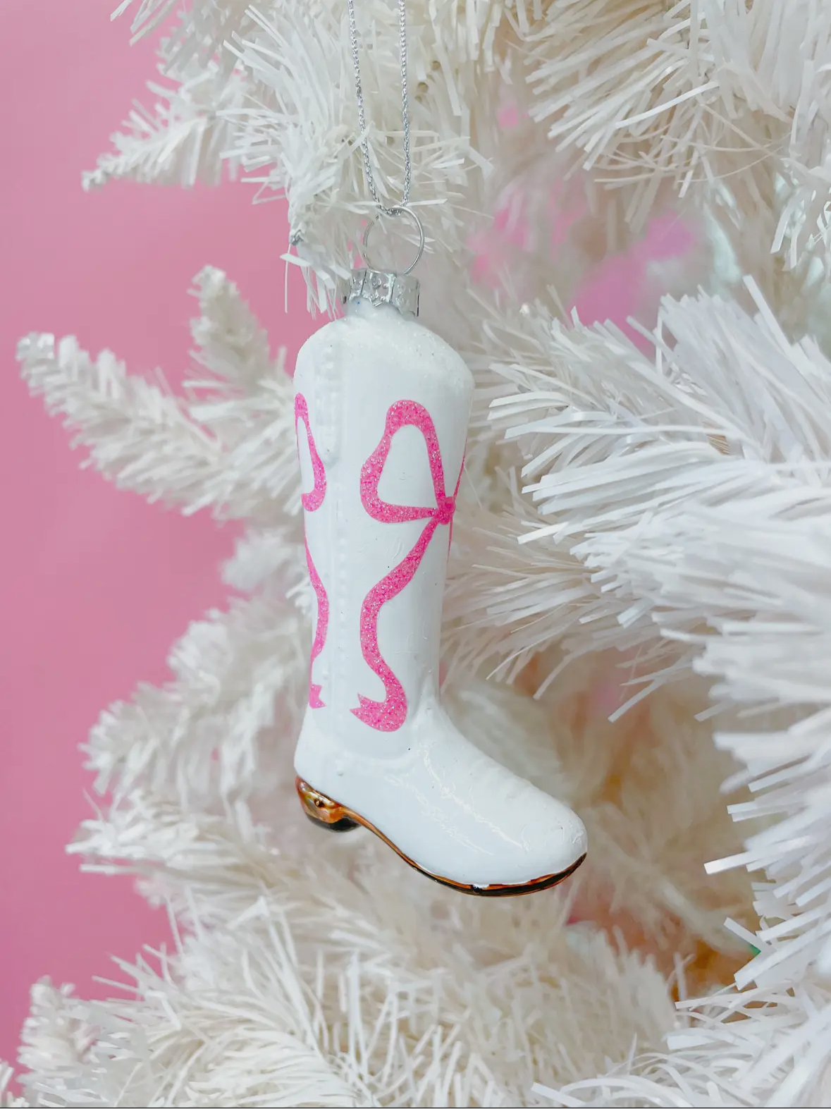 Bow Boot Ornament