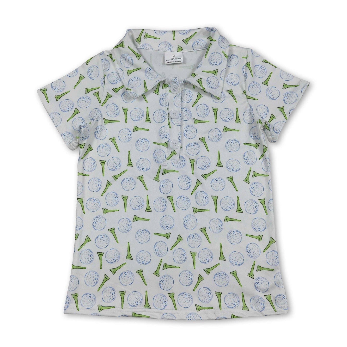 Short sleeves golf kids boys polo shirt: Jacket golf / 4T