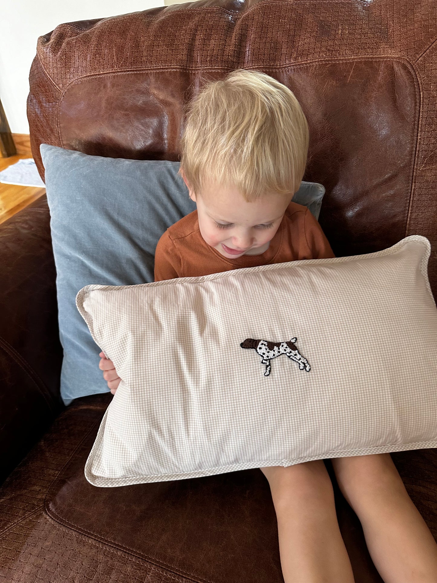 GSP Bird Dog Throw Pillow