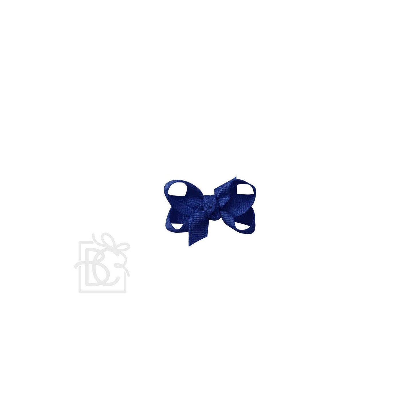 SIGNATURE GROSGRAIN BOW ON CLIP: 6.5" Jumbo - 2.25" Ribbon on Lg. Alligator Clip / FOREST GREEN