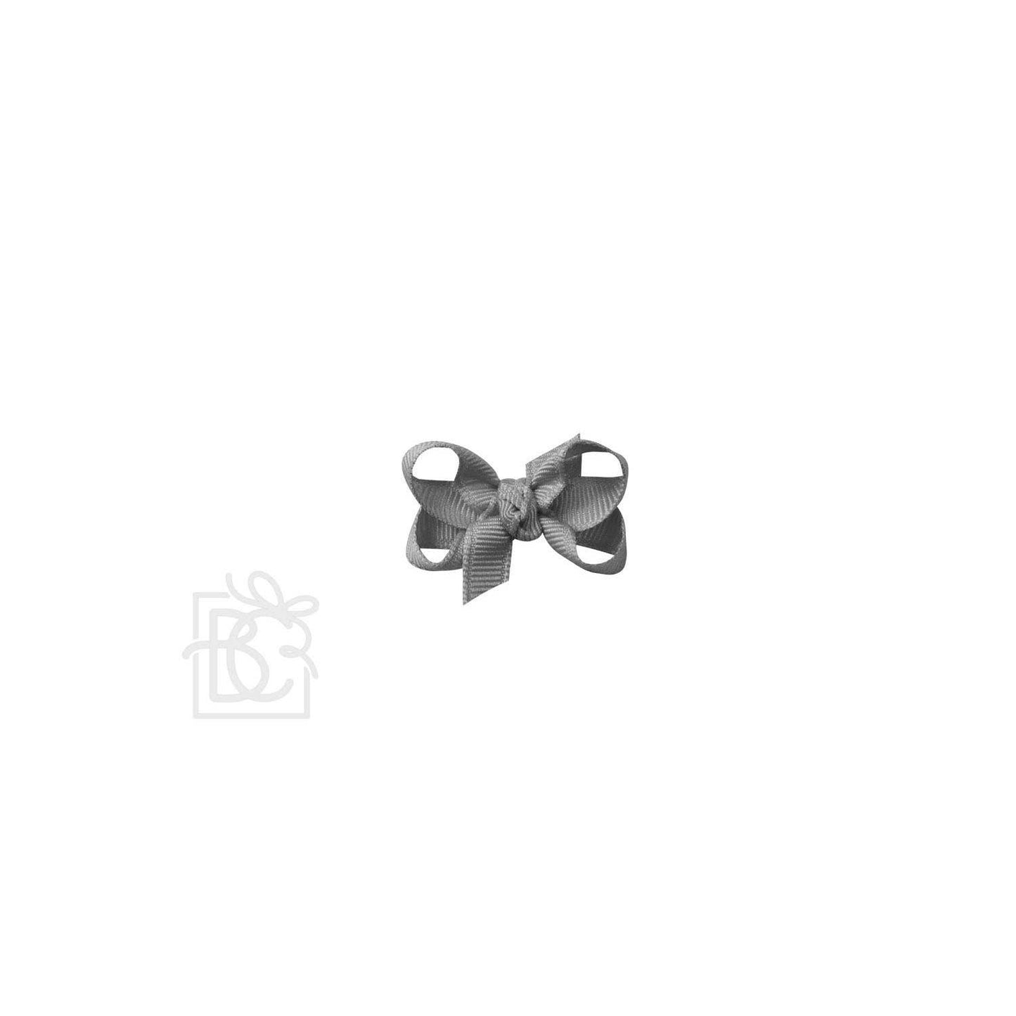 SIGNATURE GROSGRAIN BOW ON CLIP: 6.5" Jumbo - 2.25" Ribbon on Lg. Alligator Clip / FOREST GREEN