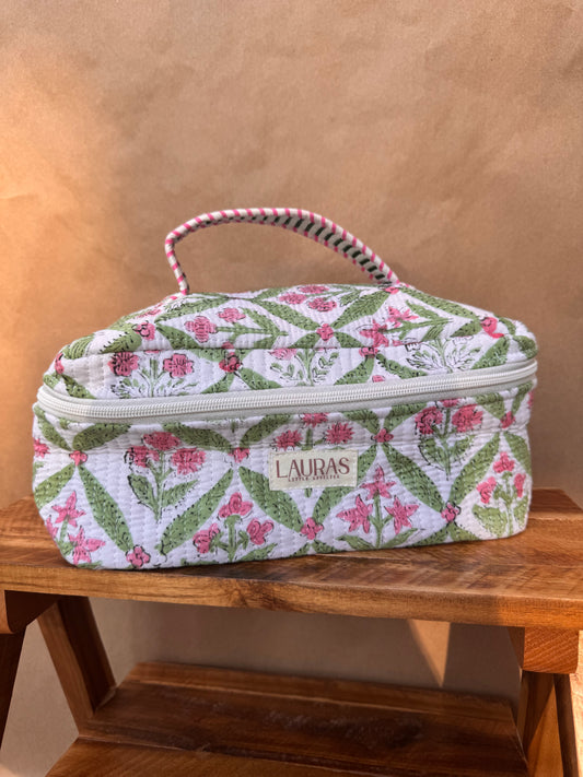 Sweet Pea Cosmetic Tote