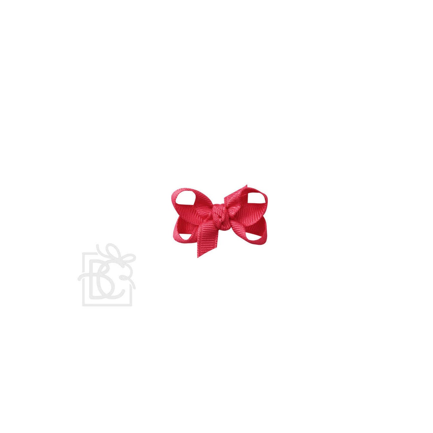 SIGNATURE GROSGRAIN BOW ON CLIP: 4.5" Large - 1.5" Ribbon on Alligator Clip / FOREST GREEN