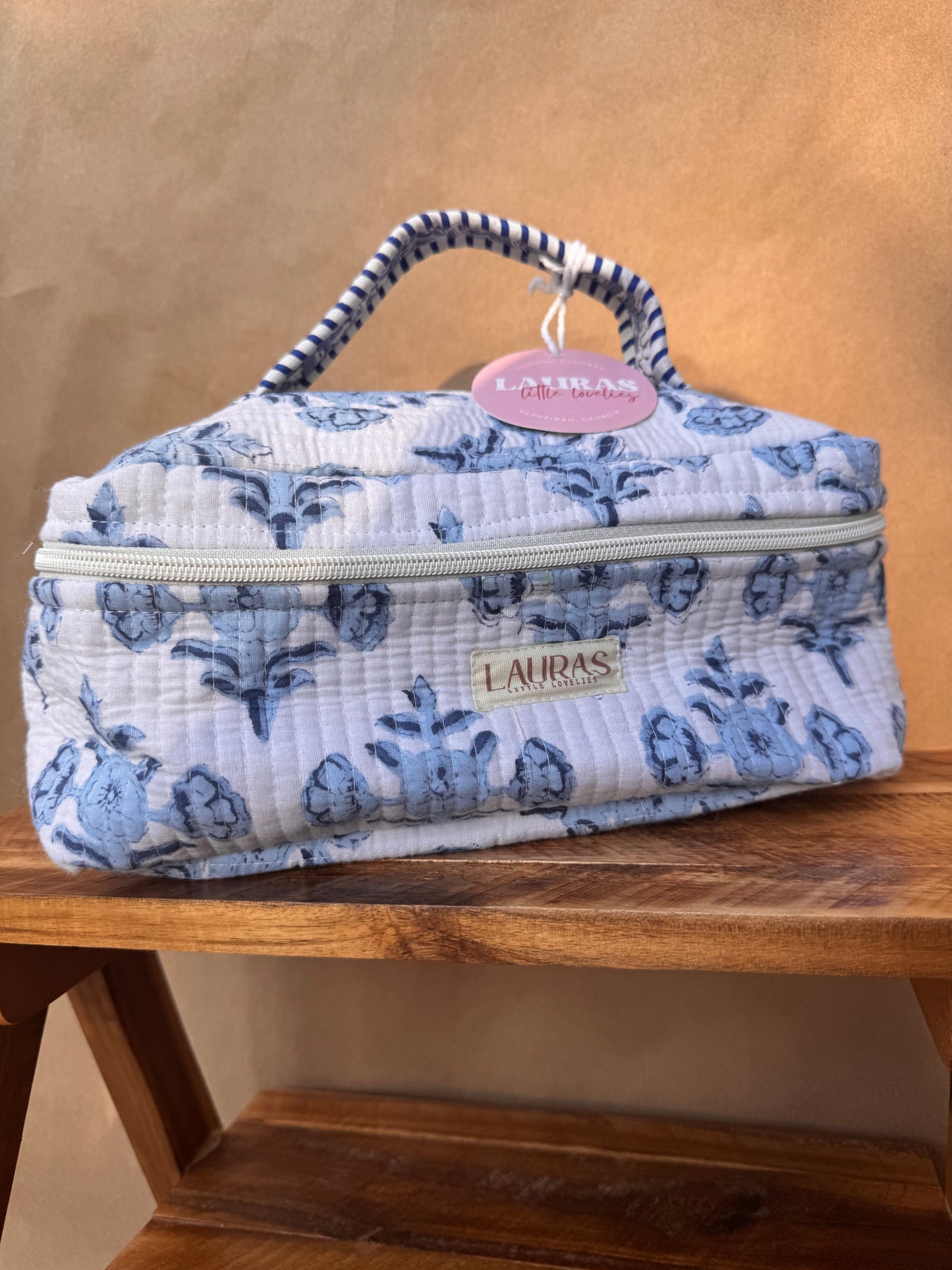 Moonflower Cosmetic Tote
