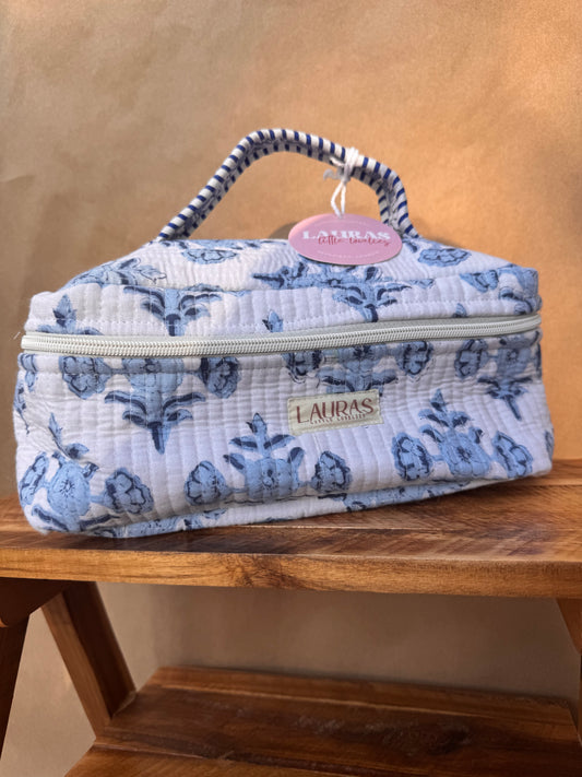 Moonflower Cosmetic Tote