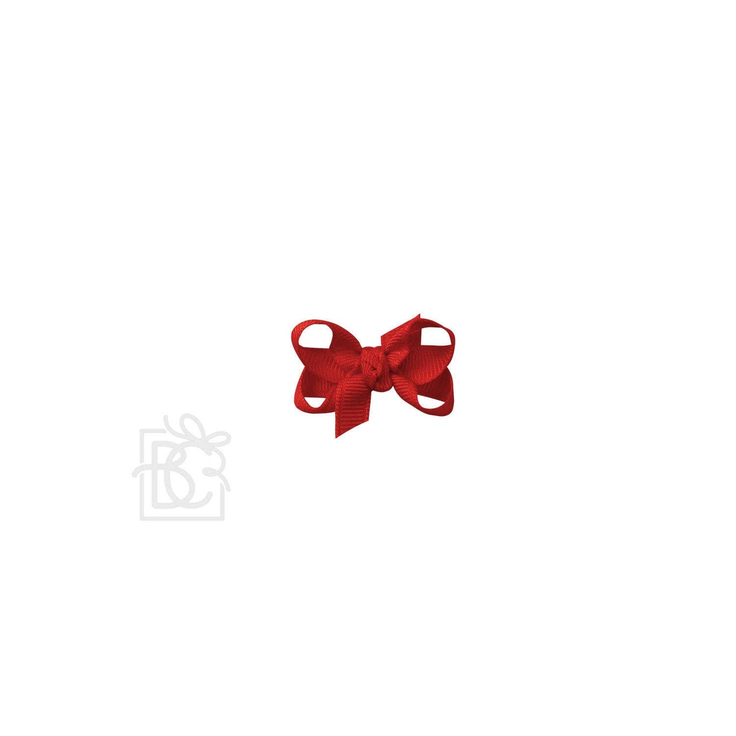 SIGNATURE GROSGRAIN BOW ON CLIP: 6.5" Jumbo - 2.25" Ribbon on Lg. Alligator Clip / FOREST GREEN