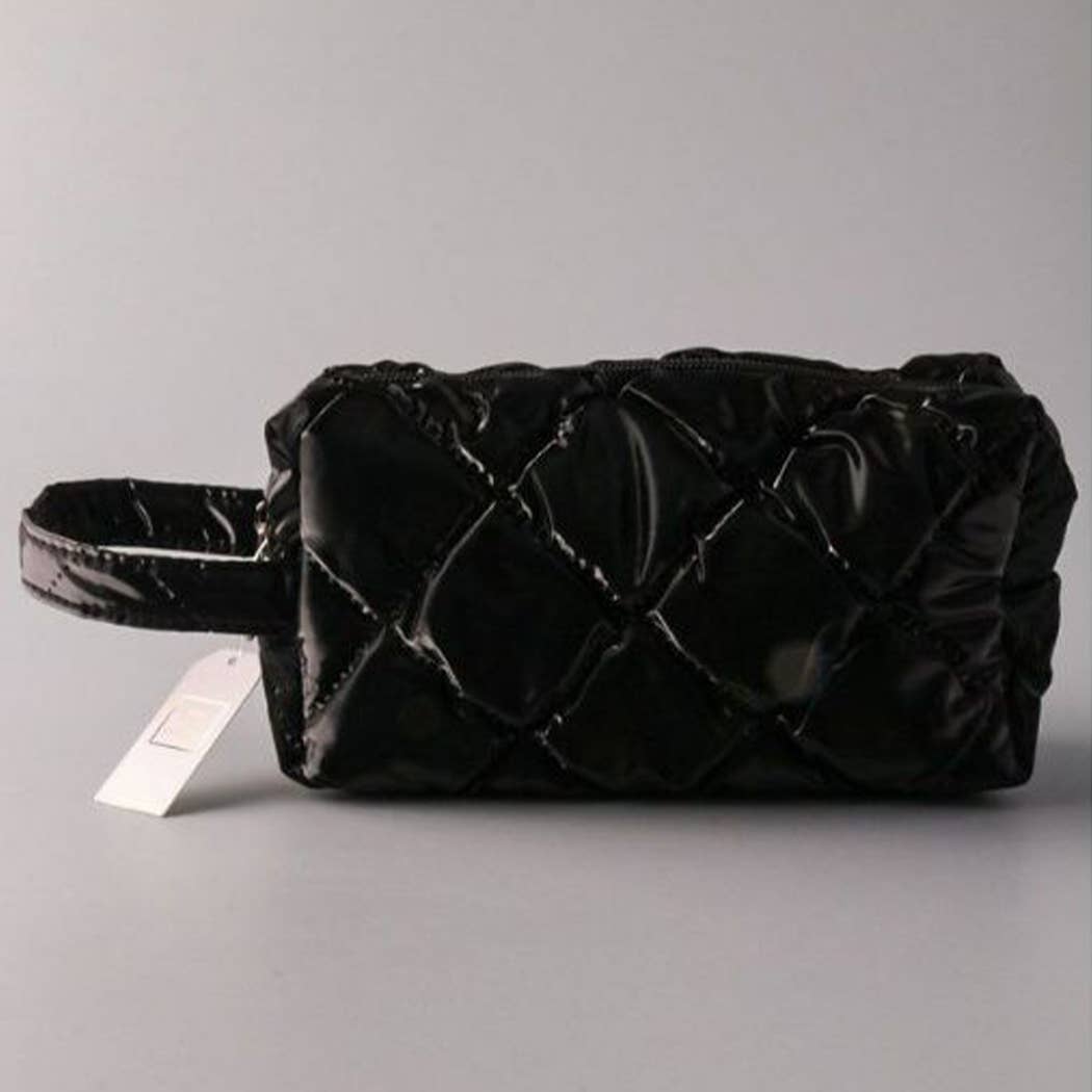 Quilted Puffy Cosmetic Bag