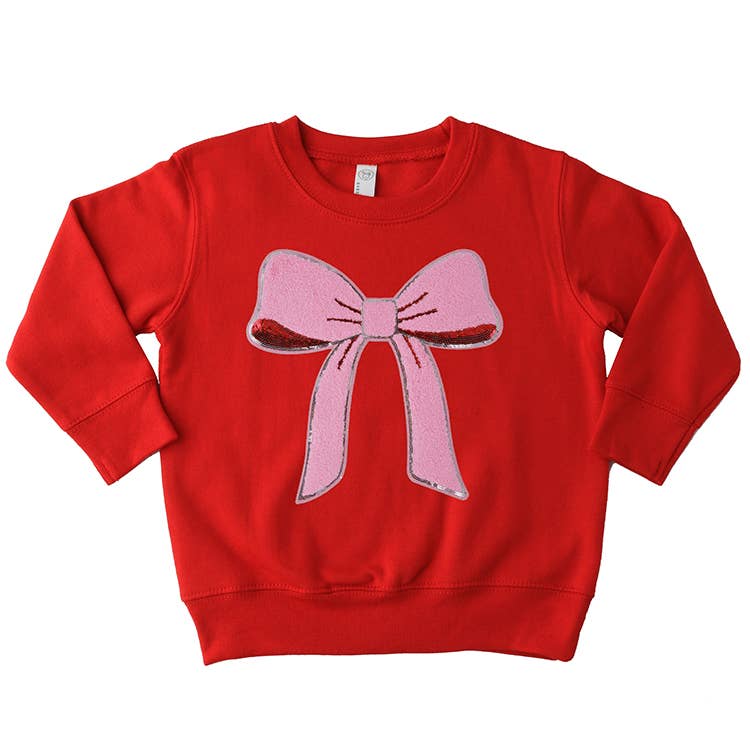 Patch Bow Sweatshirt