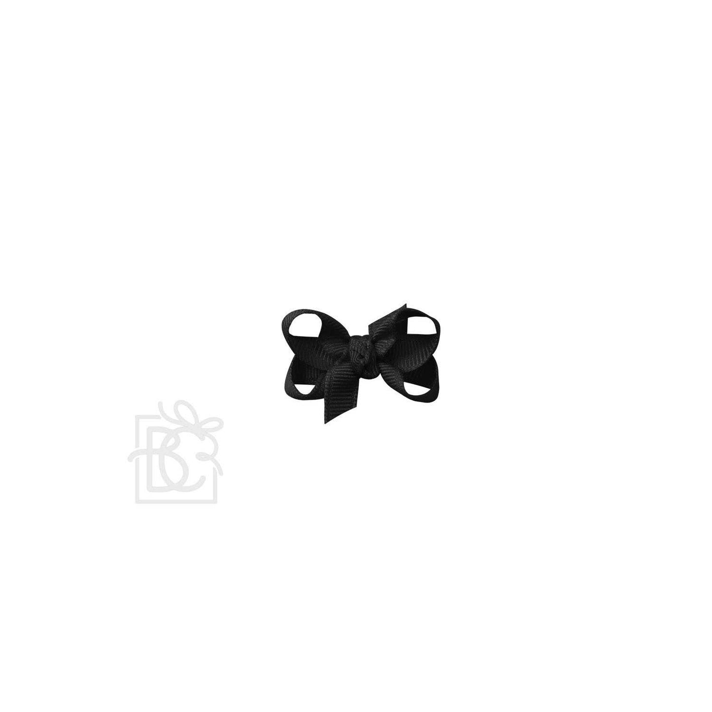 SIGNATURE GROSGRAIN BOW ON CLIP: 4.5" Large - 1.5" Ribbon on Alligator Clip / FOREST GREEN