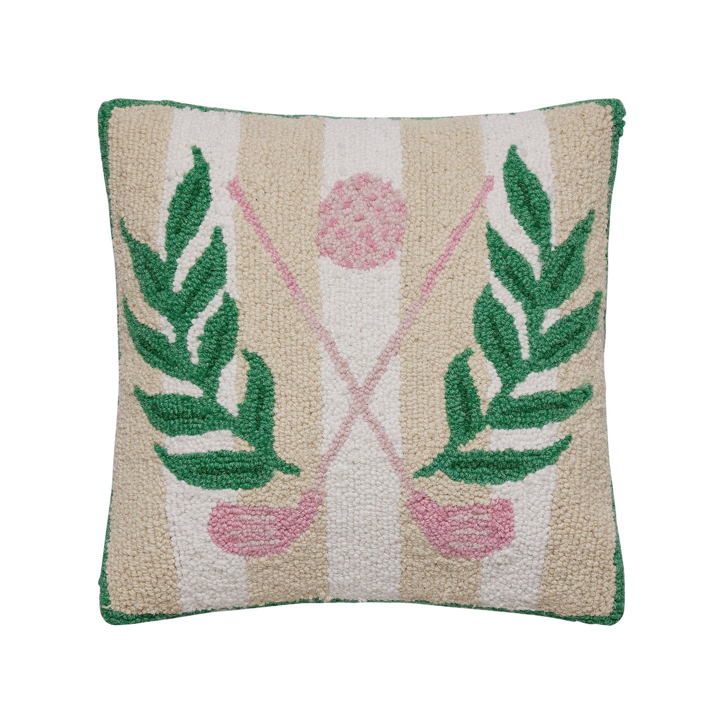 Golf With Wreath Hook Pillow