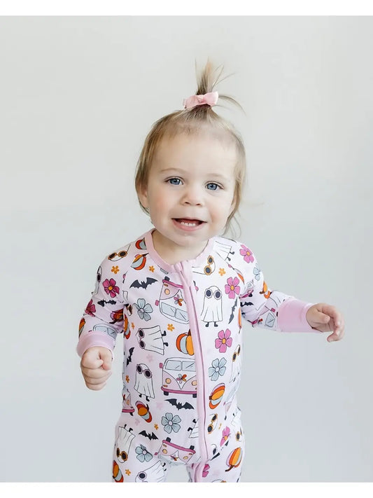 Halloween Bamboo PJ Zippy