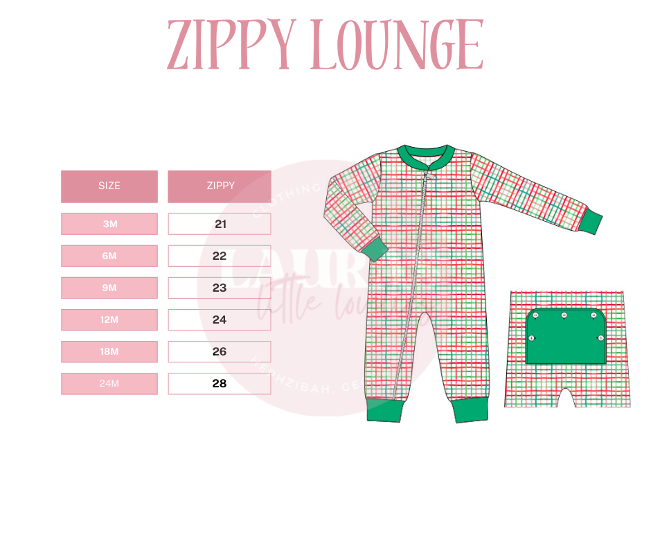 Zippy Lounge Size Chart