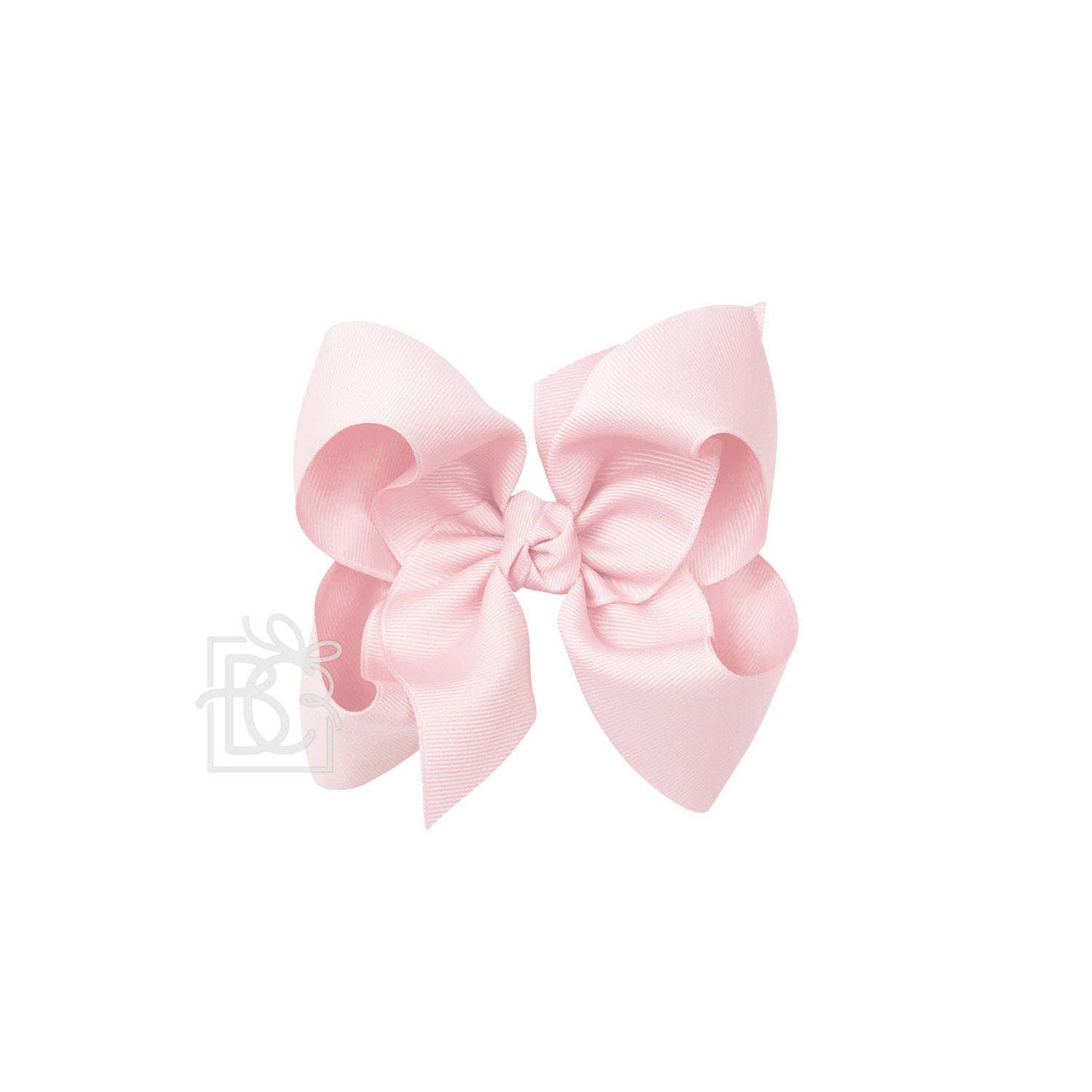 SIGNATURE GROSGRAIN BOW ON CLIP: 6.5" Jumbo - 2.25" Ribbon on Lg. Alligator Clip / FOREST GREEN