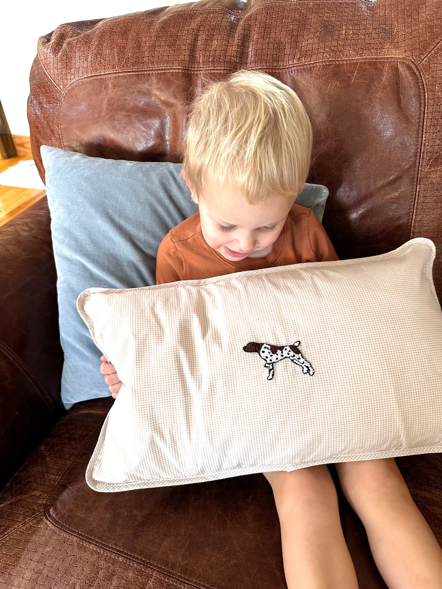 GSP Bird Dog Throw Pillow