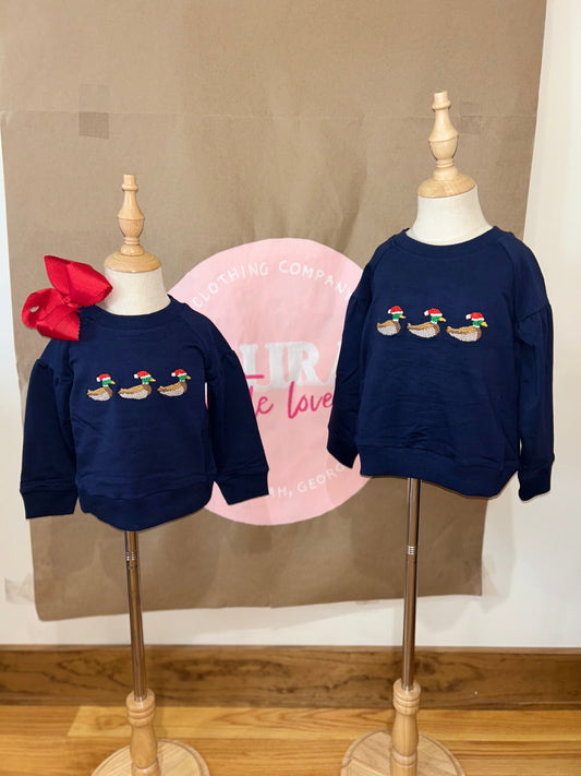 Santa Mallards Sweatshirt- unisex!