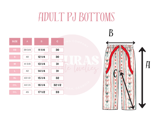 Adult Lounge/PJ Bottoms.