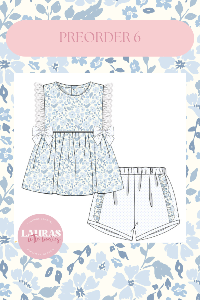 Faithful Floral Shorts Set