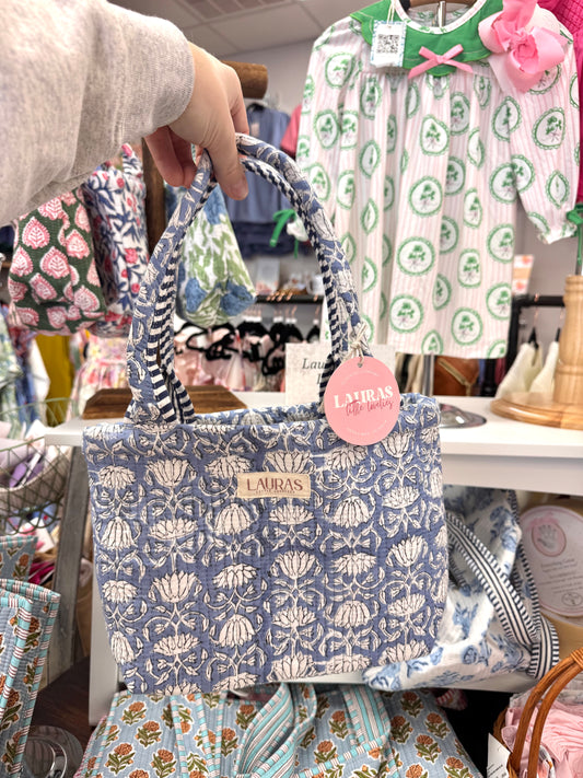 Cotton Sky Mini Tote